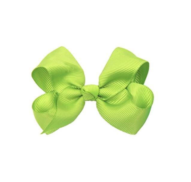 40pcs 3 Inch Baby Girl Solid Ribbon Hair Bows Alligator Clips for Toddlers Kids Children Fashion Hair Accessories Free Drop Shipping
