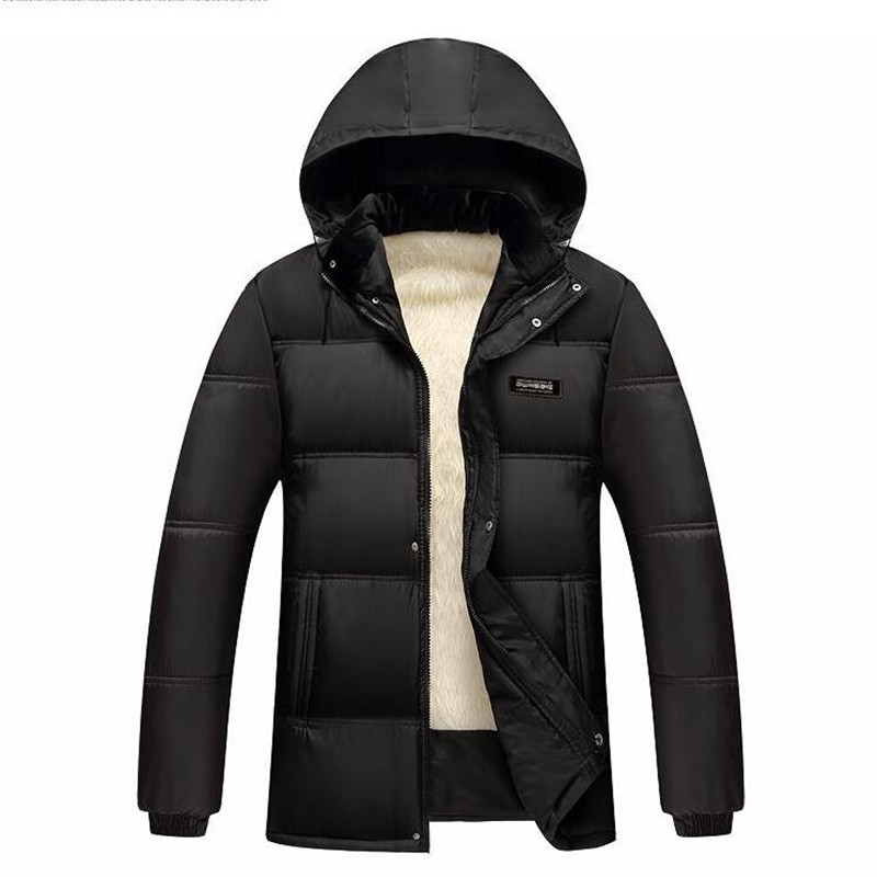 Yasword. Men Parka Thick Coat Winter Jackets Warm Winter Casual Coats Windproof Hooded Fur Male Outwear Cotton Padded Overcoats MX191121
