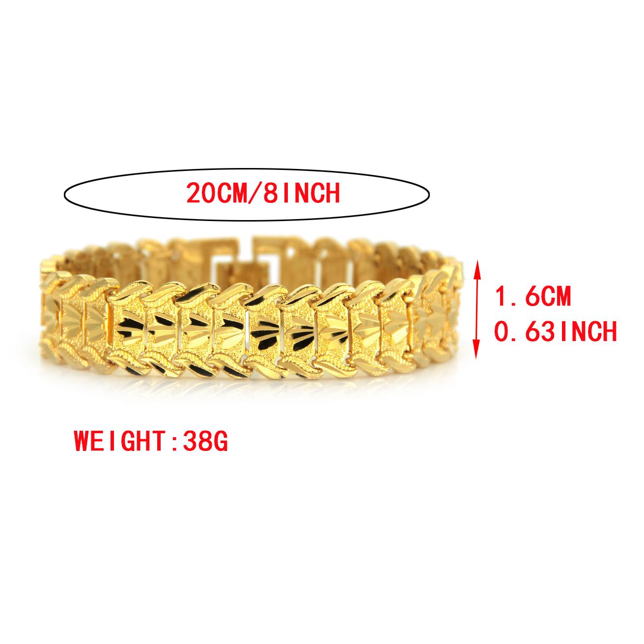 New Fashion personalized Mens Gold Chain Bracelets Hip Hop Street Rapper Chains Bracelet Jewelry Christmas Gifts for Men Guys for Sale