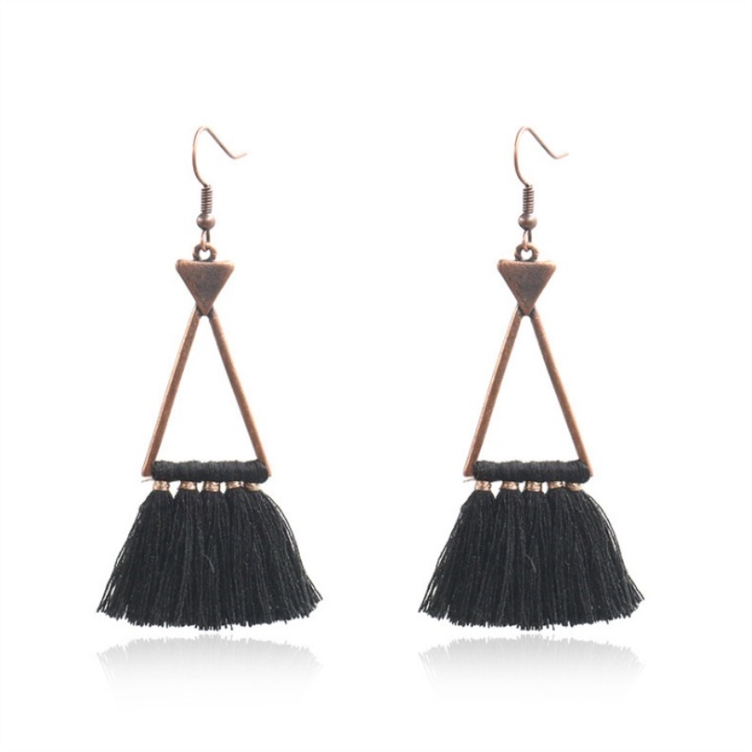 Tassel Earrings Bohemian Charm Pendant Vintage Earring Female Girls Simple Fashion Personality