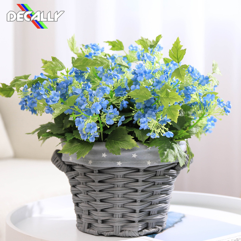 5 Pcs Hydrangea Ball Flowers Small Bunch Artificial Flowers Fleur Artificielle Silk Flores Home Wedding Decoration Fake, Blue
5 Pcs Hydrangea Ball Flowers Small Bunch Artificial Flowers Fleur Artificielle Silk Flores Home Wedding Decoration Fake, Blue