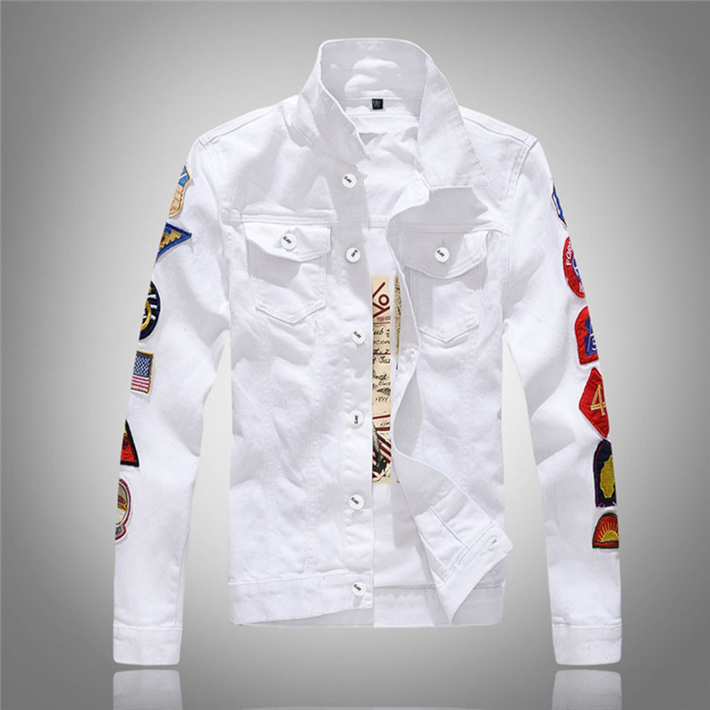 Men's denim jacket Autumn Casual Long Sleeve Turn-down Collar Solid Mens jeans jackets and coats 2019C jaqueta DouDouLu Clothing, Green
Men's denim jacket Autumn Casual Long Sleeve Turn-down Collar Solid Mens jeans jackets and coats 2019C jaqueta DouDouLu Clothing, Green