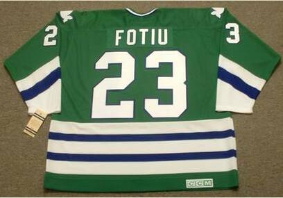 Custom Men Youth women Vintage #23 NICK FOTIU Hartford Whalers 1979 CCM Hockey Jersey Size S-5XL or custom any name or number