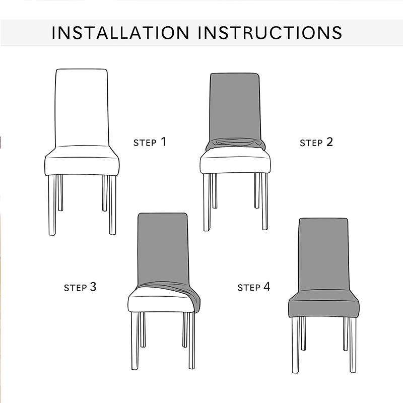 New Velvet Jacquard Dining Chair Cover Spandex Elastic Chair Slipcover Case for Chairs Stretch Christmas Cover Wedding