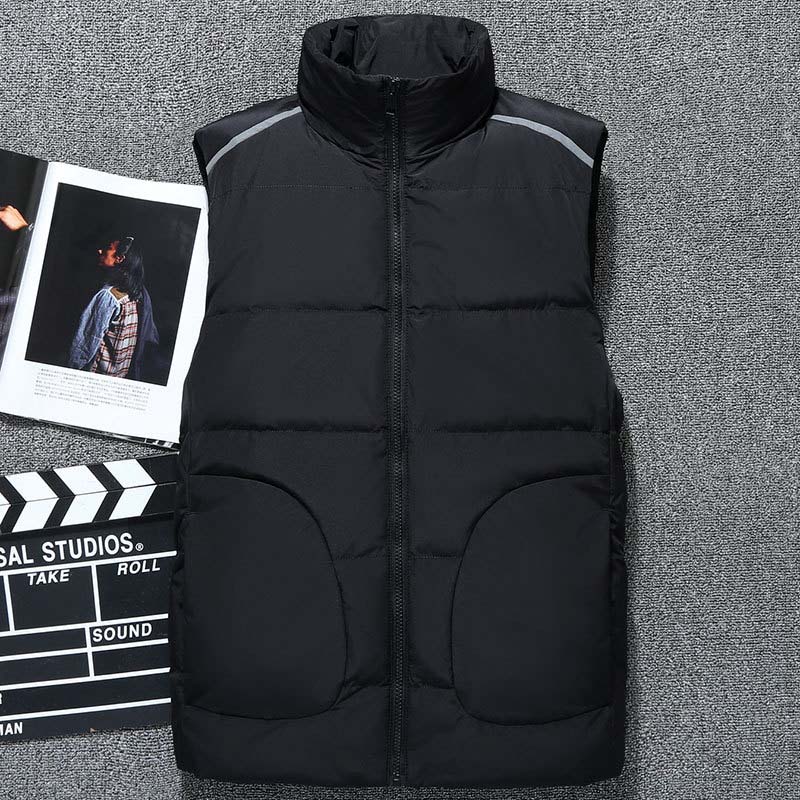 Plus Size Down Vest Men Vest Casual Jacket Sleeveless Warm Autumn Winter Waistcoat Gilet Men Clothes, Black
Plus Size Down Vest Men Vest Casual Jacket Sleeveless Warm Autumn Winter Waistcoat Gilet Men Clothes, Black