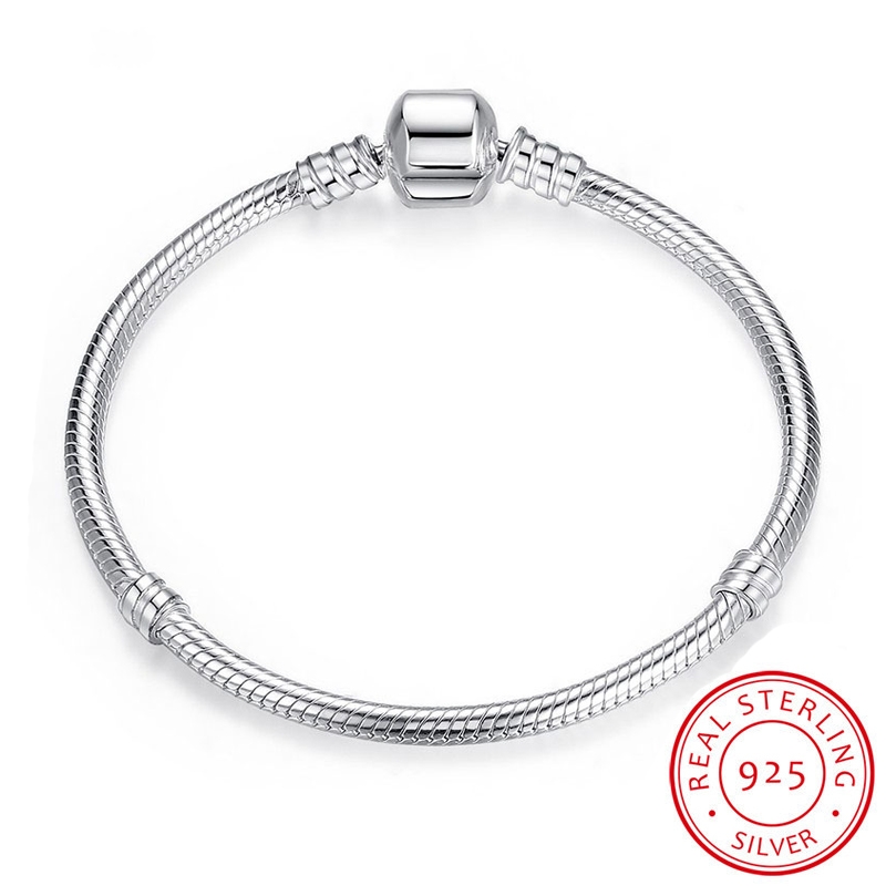 Vecalon Christmas SALE Authentic 100% 925 Sterling Silver Snake Chain Bangle & Bracelet Luxury Jewelry 17-23CM
Vecalon Christmas SALE Authentic 100% 925 Sterling Silver Snake Chain Bangle & Bracelet Luxury Jewelry 17-23CM