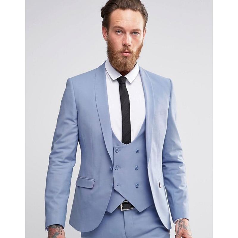Custom Made Light Blue Men Suits Double Breasted Blazer Slim Fit Skinny 3 Piece Groom Tuxedos Wedding Suits (Jacket+Pant+Vest, Khaki
Custom Made Light Blue Men Suits Double Breasted Blazer Slim Fit Skinny 3 Piece Groom Tuxedos Wedding Suits (Jacket+Pant+Vest, Khaki