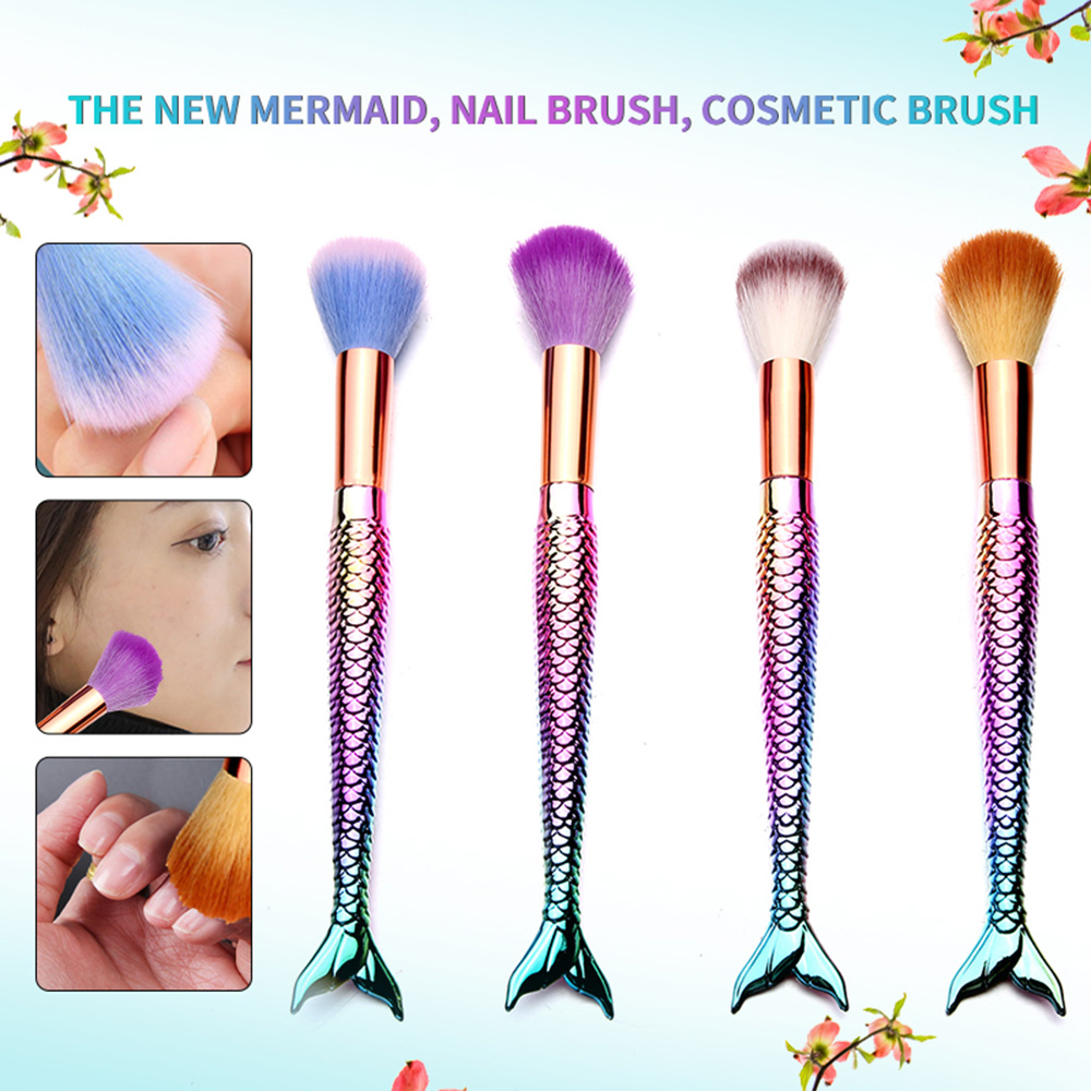 Nail Soft Dust Cleaner Mermaid Handle Makeup Brush Acrylic UV Gel Powder Removal Manicure Tool
Nail Soft Dust Cleaner Mermaid Handle Makeup Brush Acrylic UV Gel Powder Removal Manicure Tool