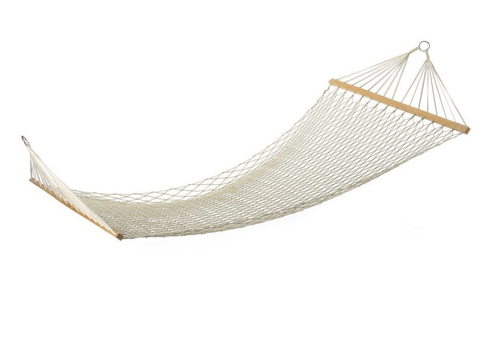 Update White Cotton Rope Swing Hammock Hanging The Porch Or On A Beach Outdoor Indoor Hammocks