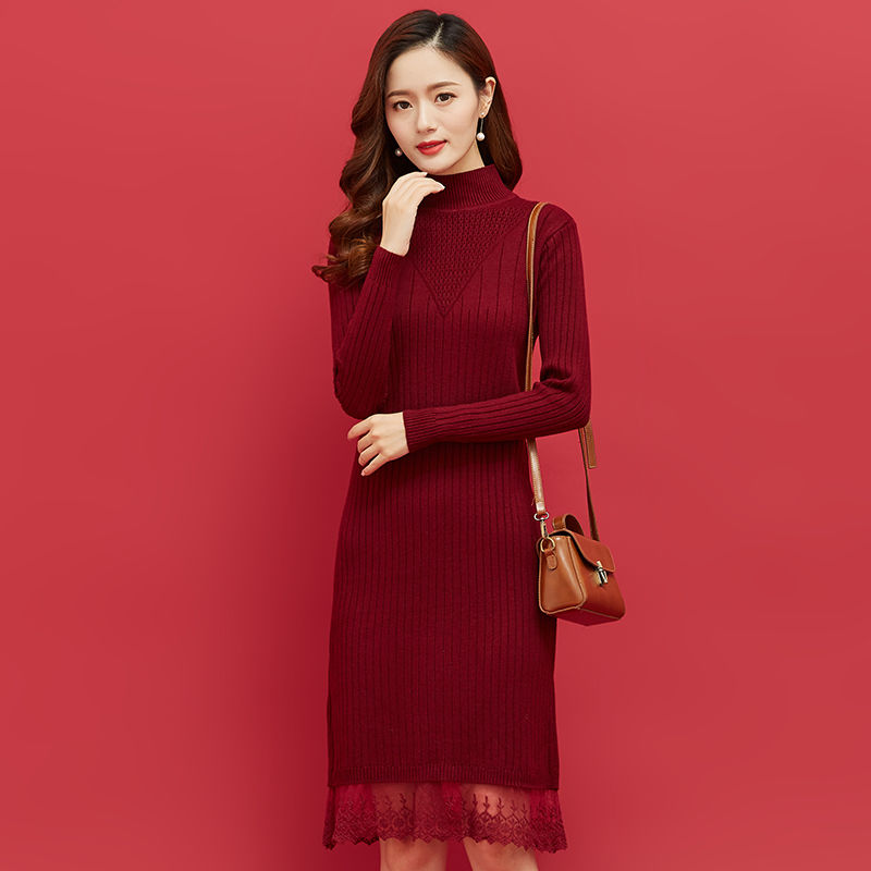 2020 Spring and Autumn Sweater Women's Long New Korean Loose Half Turtleneck Knitted Bottoming Skirt, Beige
2020 Spring and Autumn Sweater Women's Long New Korean Loose Half Turtleneck Knitted Bottoming Skirt, Beige