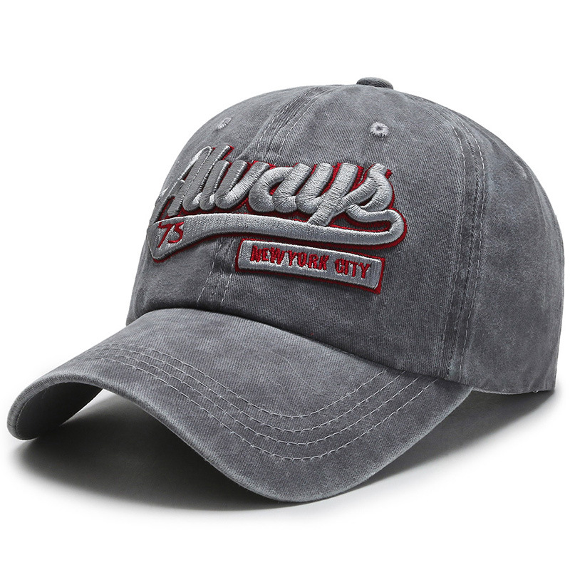 Cap men and women sports washed denim casual baseball cap Korean version of the wild street trendy fashion shade 
Cap men and women sports washed denim casual baseball cap Korean version of the wild street trendy fashion shade