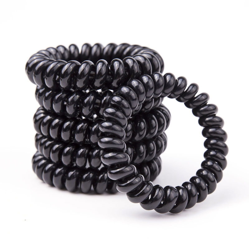5cm Black Color Telephone Wire Cord Hair Tie Girls Kids Elastic Hairband Ring Rope Bracelet Stretchy, Pink
5cm Black Color Telephone Wire Cord Hair Tie Girls Kids Elastic Hairband Ring Rope Bracelet Stretchy, Pink