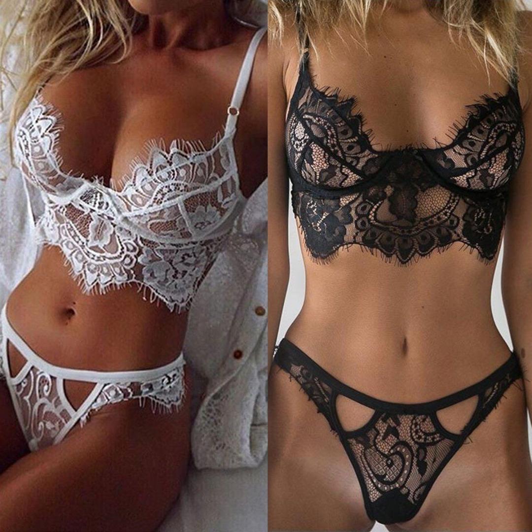 Hirigin 2017 Sexy Women Lace Lingerie Set Women Fashion Bra Set Transparent Underwear Soft Lace Underwear Hot Selling, Black
Hirigin 2017 Sexy Women Lace Lingerie Set Women Fashion Bra Set Transparent Underwear Soft Lace Underwear Hot Selling, Black