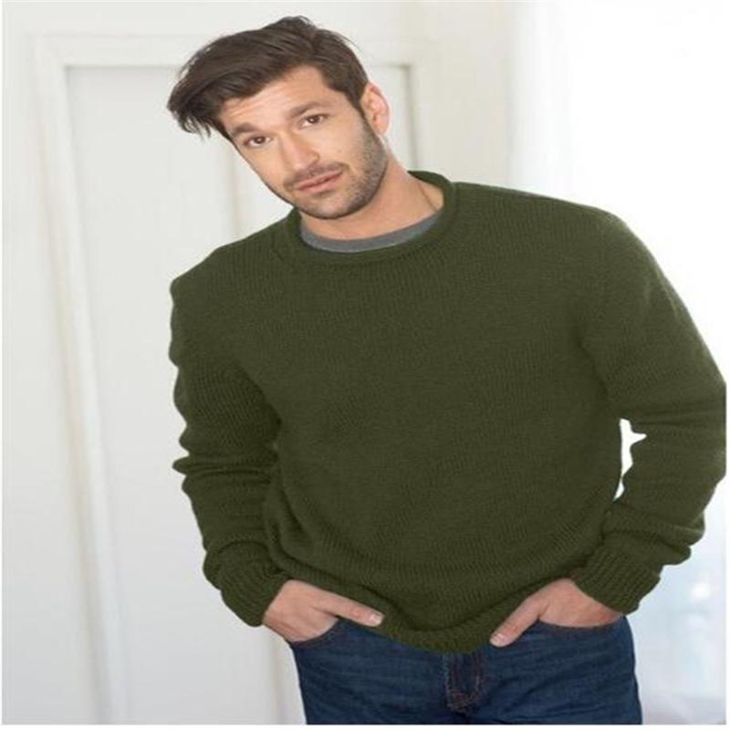High quality Autumn Fashion pullovers men's Round collar long sleeve sweater casual pure color keep warm sweater, Khaki
High quality Autumn Fashion pullovers men's Round collar long sleeve sweater casual pure color keep warm sweater, Khaki