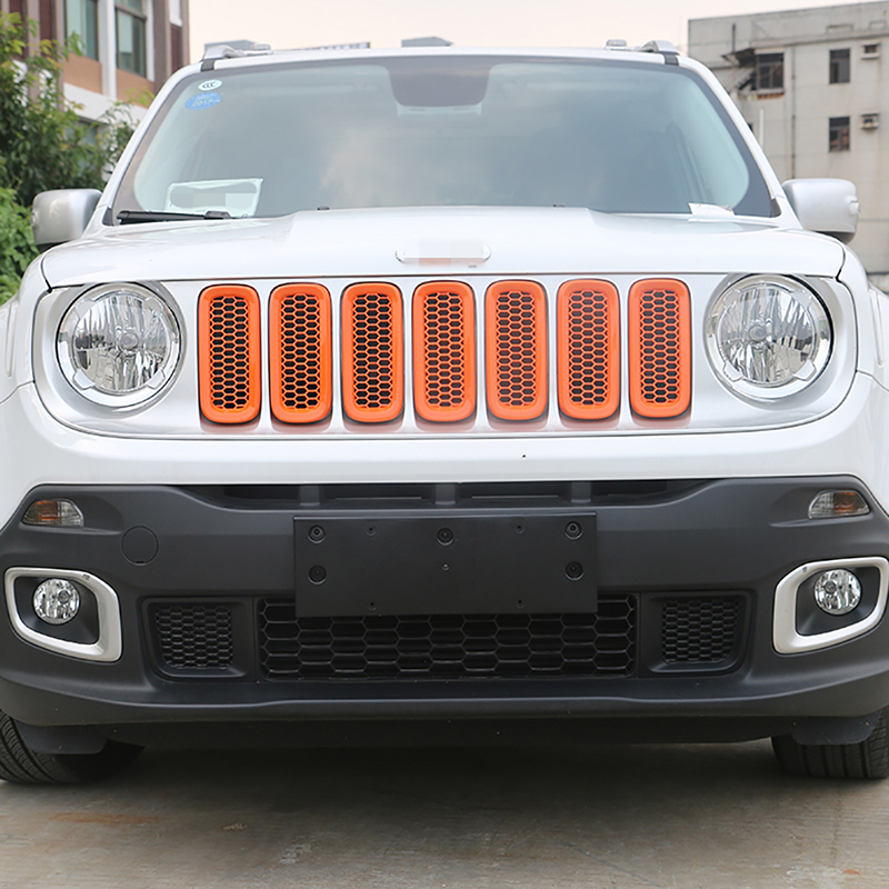 Mesh Grill Inserts Front Grilles Decoration Cover For Jeep Renegade 2016-2018 ABS Network Auto Exterior Accessories
Mesh Grill Inserts Front Grilles Decoration Cover For Jeep Renegade 2016-2018 ABS Network Auto Exterior Accessories