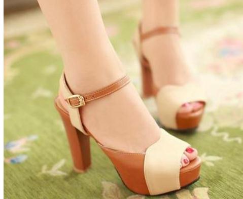 2019 Women's sandals in Summer with New style High heel Coarse heel waterproof table@2132, Green
2019 Women's sandals in Summer with New style High heel Coarse heel waterproof table@2132, Green