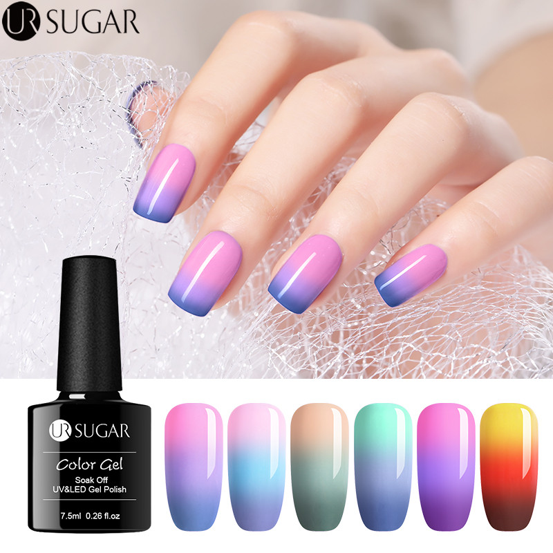 UR SUGAR 7.5ml Thermal Nail Gel Polish 3 Colors Temperature Color Changing Soak Off UV Gel Lacquer Nail Art Varnish Manicure LED, Cheaper top coat
UR SUGAR 7.5ml Thermal Nail Gel Polish 3 Colors Temperature Color Changing Soak Off UV Gel Lacquer Nail Art Varnish Manicure LED, Cheaper top coat
