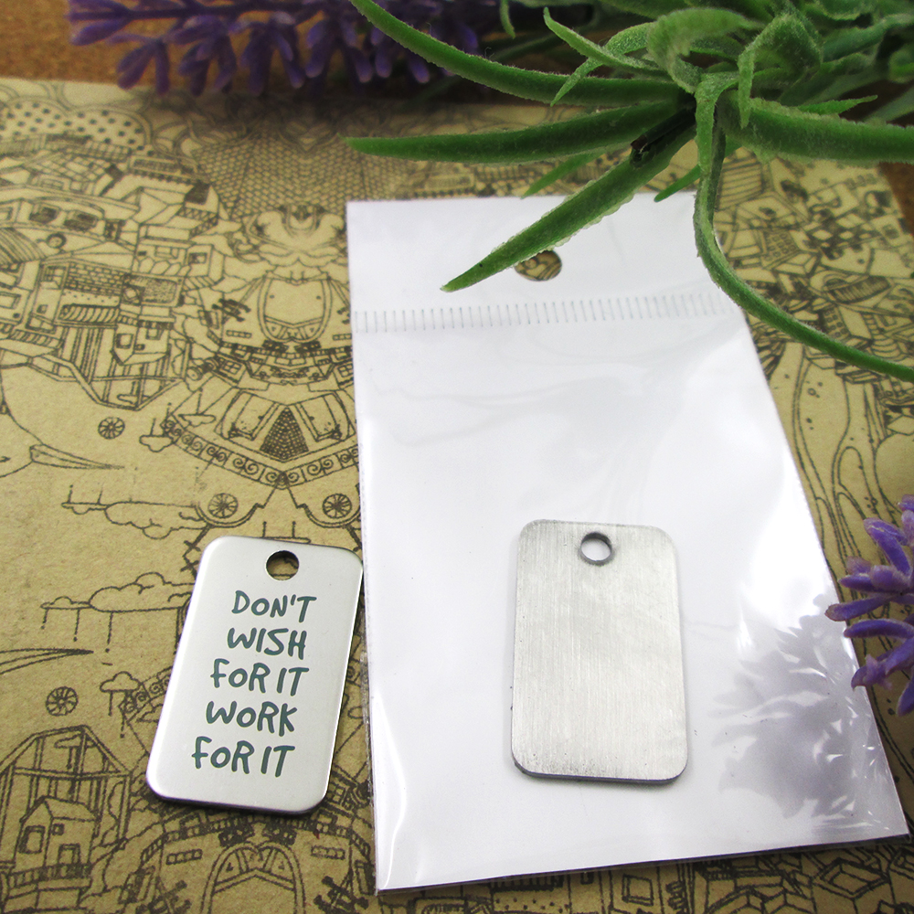 40pcs--"Don't wish for it Work "stainless steel charms more style for choosing DIY Charms pendants for necklace
40pcs--"Don't wish for it Work "stainless steel charms more style for choosing DIY Charms pendants for necklace