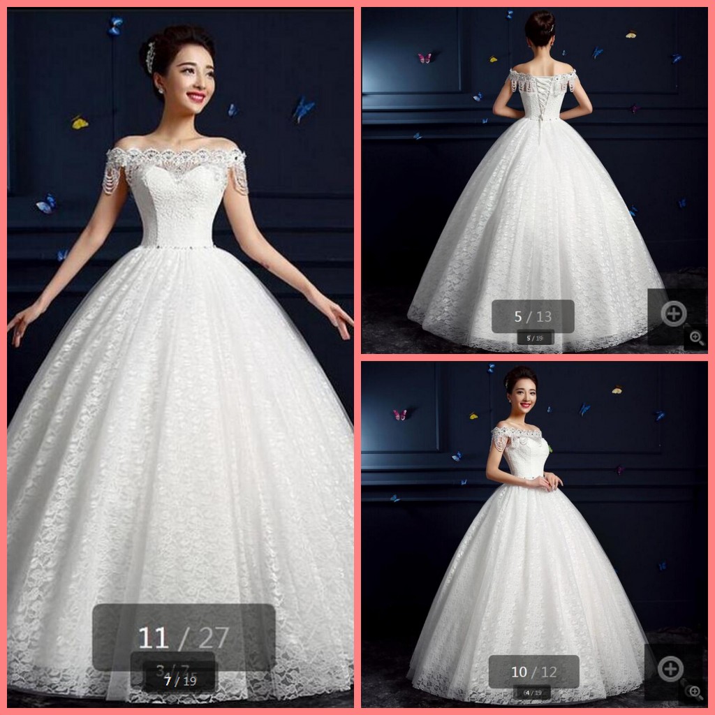 2019 Robe de mariage white lace off the shoulder wedding dress princess puffy long pearls beading wedding gowns best selling stylish, Same as image
2019 Robe de mariage white lace off the shoulder wedding dress princess puffy long pearls beading wedding gowns best selling stylish, Same as image