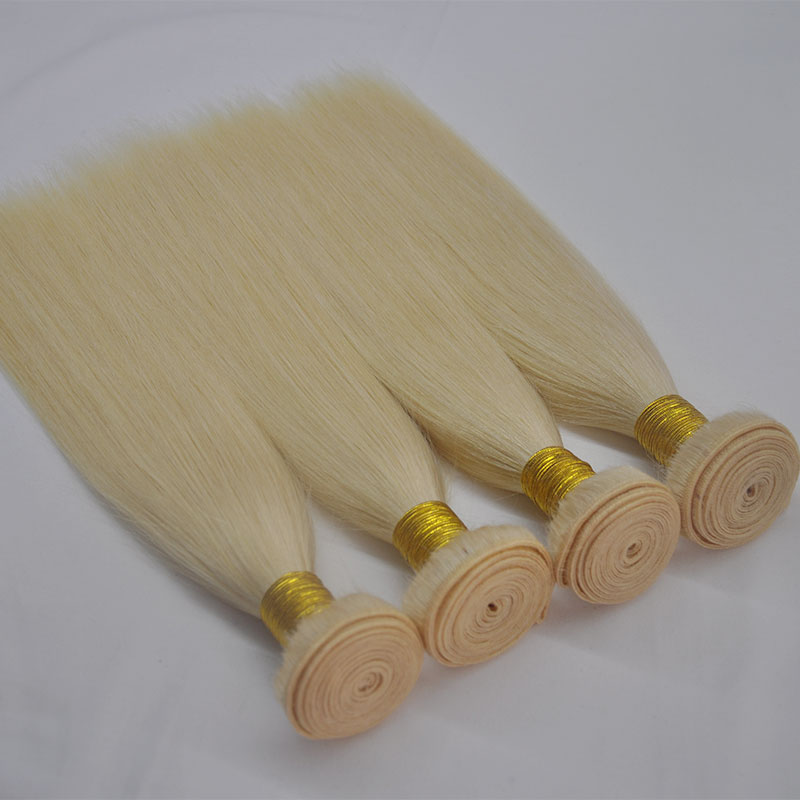 grade 8a color 613 brazilian hair bundles hair 50g piece 5pcs lot blonde virgin human hairs