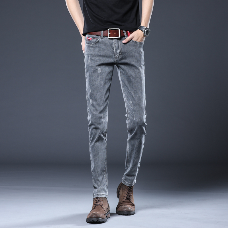 Men's Jeans Business Pants Men's Pants Korean Slim Jeans Men Fashions Lightweight Straight Grey, Light blue
Men's Jeans Business Pants Men's Pants Korean Slim Jeans Men Fashions Lightweight Straight Grey, Light blue