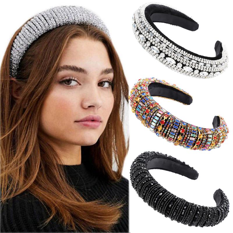 Haimeikang Women Rhinestone Bezel Hairbands Headdress Luxurious Elegant Head Hoop Headwear Fashion Ladies Hair Accessories
Haimeikang Women Rhinestone Bezel Hairbands Headdress Luxurious Elegant Head Hoop Headwear Fashion Ladies Hair Accessories