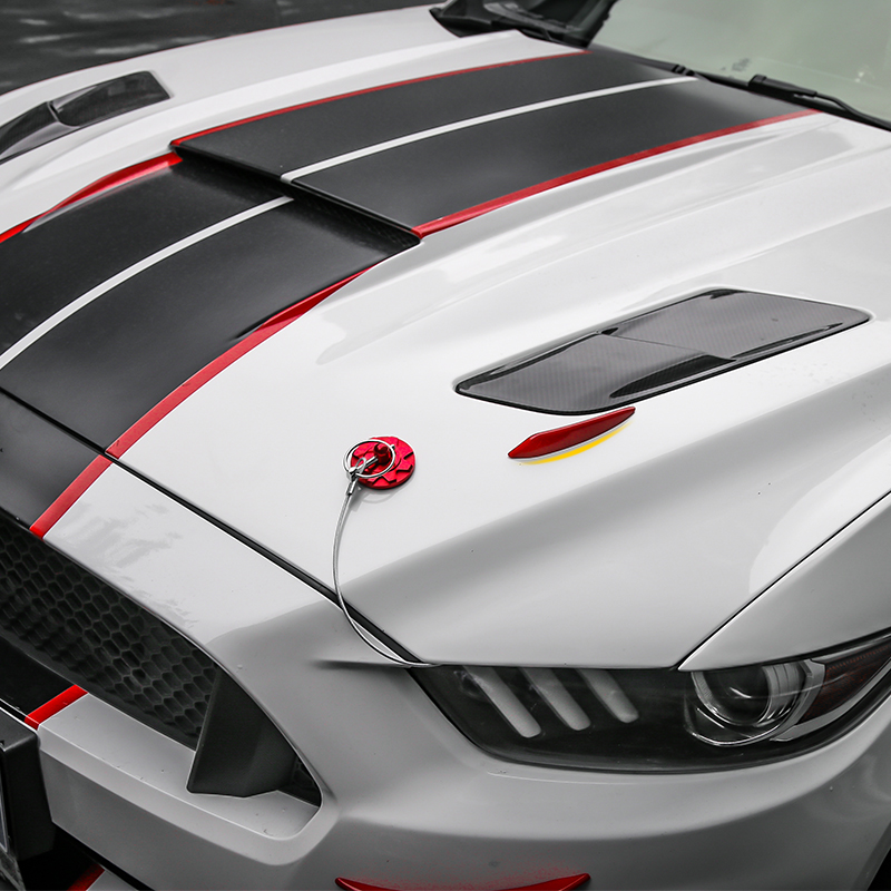4Color ABS Small Wind Knife Decorative Strip For Ford Mustang 2015+ Car High Quality Exterior Accessories