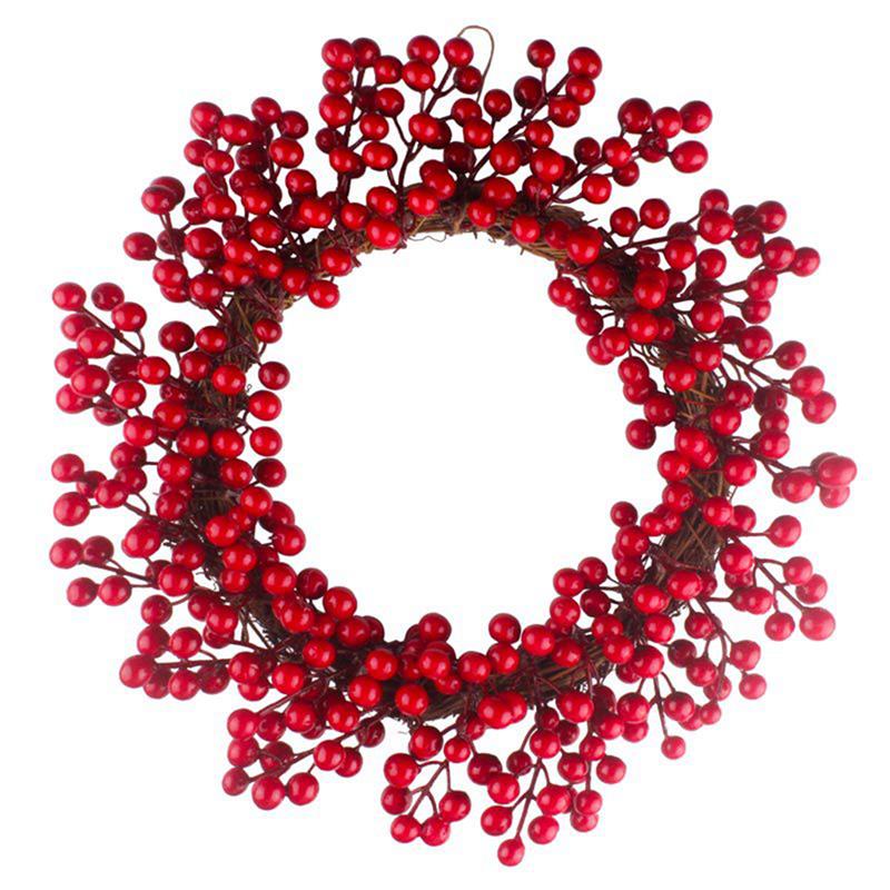 Christmas Wreath Artificial Berry Hanging Wall Window Decoration Door Wreaths for Festival Wedding Party Home Garden Decor, Red
Christmas Wreath Artificial Berry Hanging Wall Window Decoration Door Wreaths for Festival Wedding Party Home Garden Decor, Red