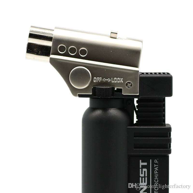 HONEST Extra Large Butane Jet 1300 Workshop Torch NO GAS windproof & lighter with punch butane torch novelty cigarette W260202