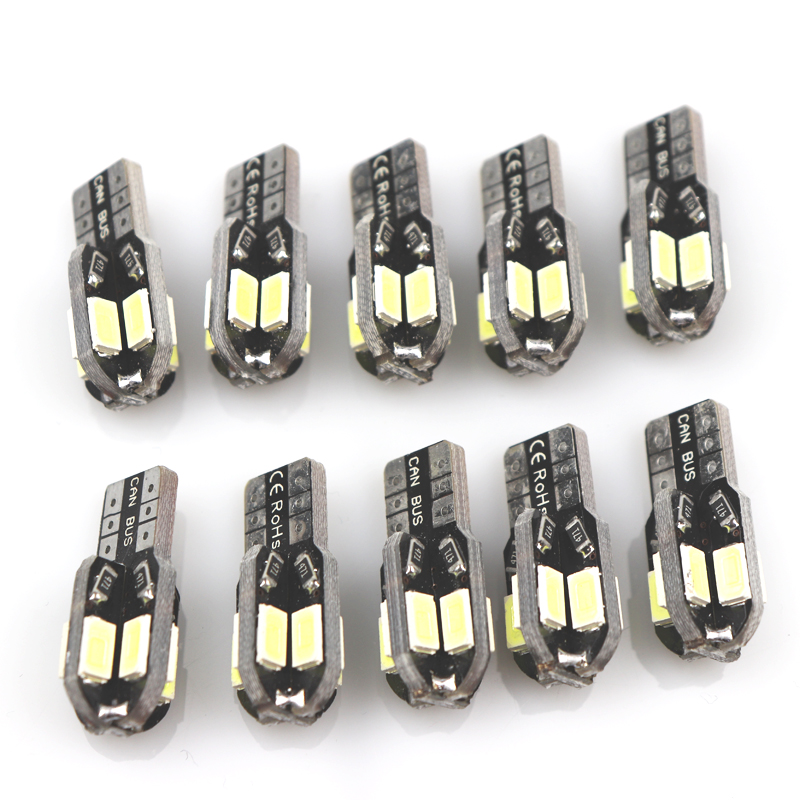 10pcs T10 8 SMD 5630 LED Canbus Auto Parking Lights W5W 194 5730 LED License Plate Lamp Car Wedge Tail Side Bulbs Reading Lamps, As pic
10pcs T10 8 SMD 5630 LED Canbus Auto Parking Lights W5W 194 5730 LED License Plate Lamp Car Wedge Tail Side Bulbs Reading Lamps, As pic