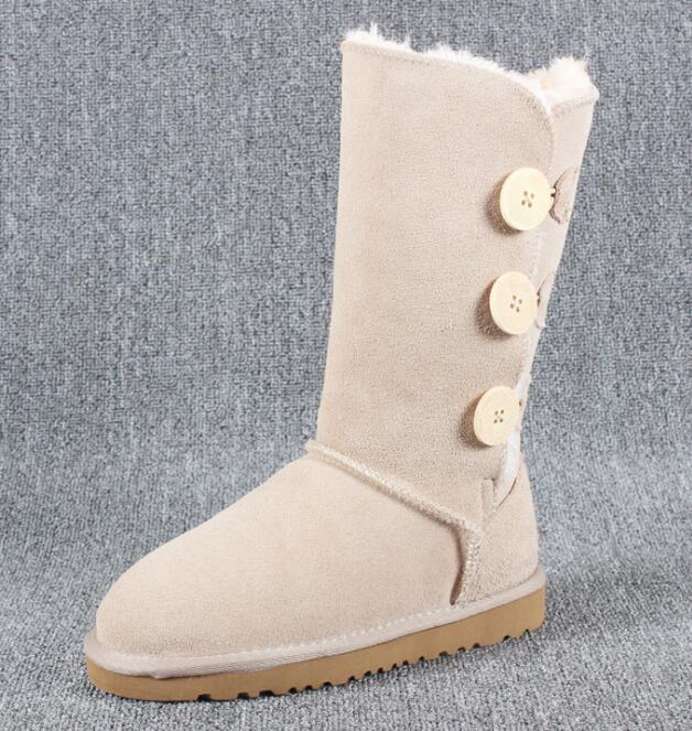 NEW designer 2020 High Quality WGG Women's Classic tall Boots Womens boots Boot Snow Winter boots leather boot, Black