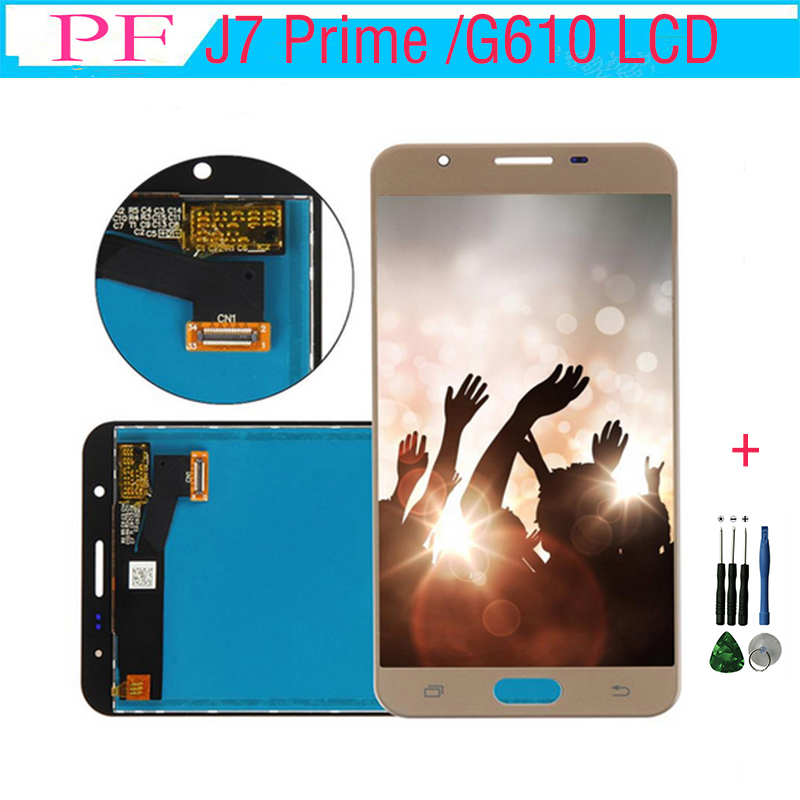 LCD For Samsung Galaxy J7 Prime G610 LCD Screen Display Digitizer with Touch Screen Assembly G610F G610K G610L G610S G610Y +Repair Tool
LCD For Samsung Galaxy J7 Prime G610 LCD Screen Display Digitizer with Touch Screen Assembly G610F G610K G610L G610S G610Y +Repair Tool