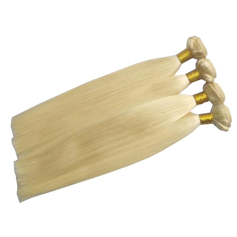 Elibess Brand 4x4 closure 3pcs/lot deep curly blonde human hair kinky curly body wave 613 blonde bundles with closure