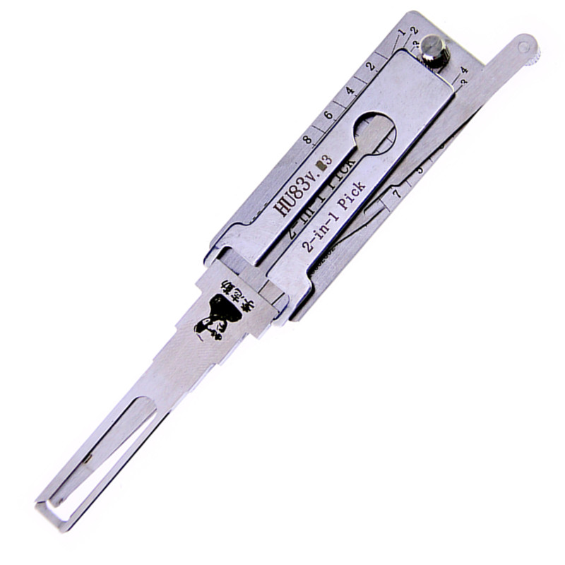 HU83 Lishi Lock Pick Tool 2 in 1 Car Door Lock Pick Decoder Unlock Tool Lock Picks
HU83 Lishi Lock Pick Tool 2 in 1 Car Door Lock Pick Decoder Unlock Tool Lock Picks