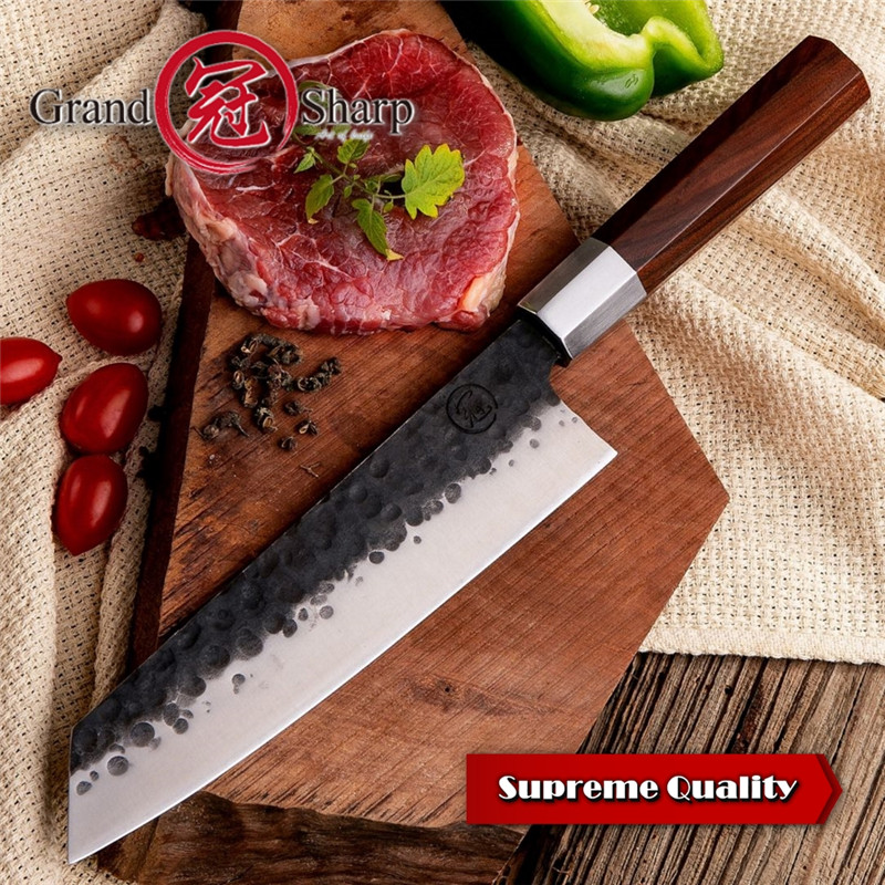 Grandsharp Handmade Chef Knife 8 Inch High Carcon 4cr13 Steel Japanese Kiritsuke Professional Kitchen Slicing Knife Cooking Tool Gift Box
Grandsharp Handmade Chef Knife 8 Inch High Carcon 4cr13 Steel Japanese Kiritsuke Professional Kitchen Slicing Knife Cooking Tool Gift Box