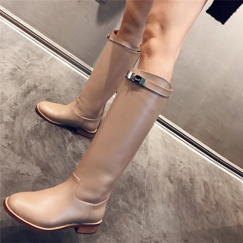 2019 brand fashion luxury designer women shoes Fashion Luxury Designer Women boots Brand Boots womens winter boots Women Dress Shoes size 42, Black