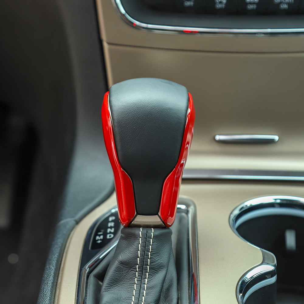 Car Gear Shift Knob Shifter Trim Stickers ABS Decoration Cover for Jeep Grand Cherokee Interior Accessories