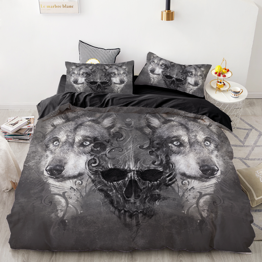 3D Print Bedding Set Custom,Duvet Cover Set King/Europe/USA,Comforter/Quilt/Blanket Cover Set,Animal Bedclothes