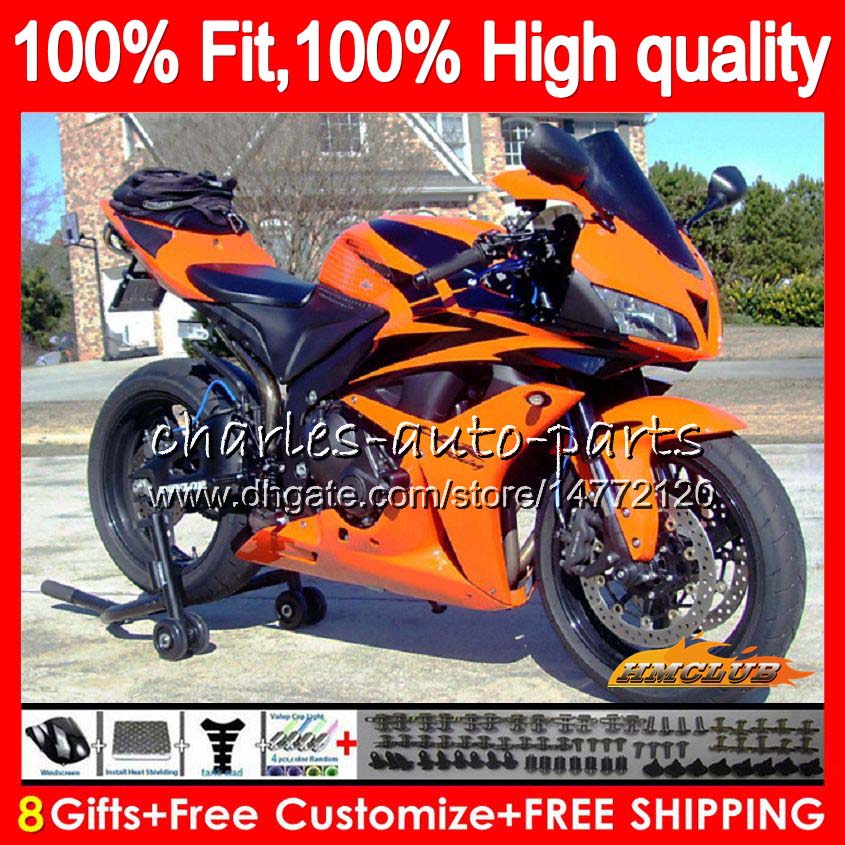100% Fit Injection For HONDA CBR600 orange black CBR 600 RR CC 600RR 600F5 67HC.159 CBR600F5 CBR600RR 600CC F5 07 08 2007 2008 OEM Fairings, No. 15
100% Fit Injection For HONDA CBR600 orange black CBR 600 RR CC 600RR 600F5 67HC.159 CBR600F5 CBR600RR 600CC F5 07 08 2007 2008 OEM Fairings, No. 15