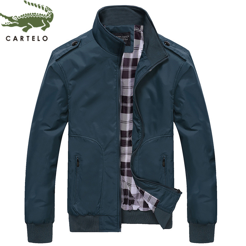 CARTELO men jacket classic fashion casual slim jacket men comfortable waterproof stand collar coat, Black
CARTELO men jacket classic fashion casual slim jacket men comfortable waterproof stand collar coat, Black