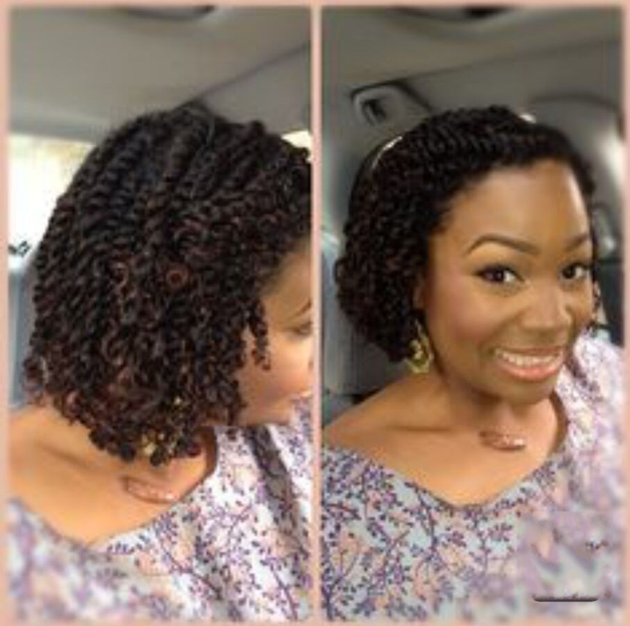 180density short kinky twist wig Black Brown Burgundy africa american Crochet Braids wig Synthetic Braiding lace front wig with baby hair