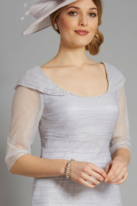 2020 Modest Formal Mother Of The Bride Dress Jewel Neck Lace Satin Mother Dress Evening Gowns Zipper Knee Length Two Pieces Customized