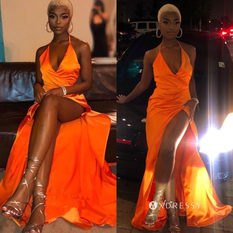 2020 New Sexy Split Side Prom Dresses V Neck A Line Ruched Backless African Evening Dress Cheap Bridesmaid Dress BC3590, Fuchsia
2020 New Sexy Split Side Prom Dresses V Neck A Line Ruched Backless African Evening Dress Cheap Bridesmaid Dress BC3590, Fuchsia