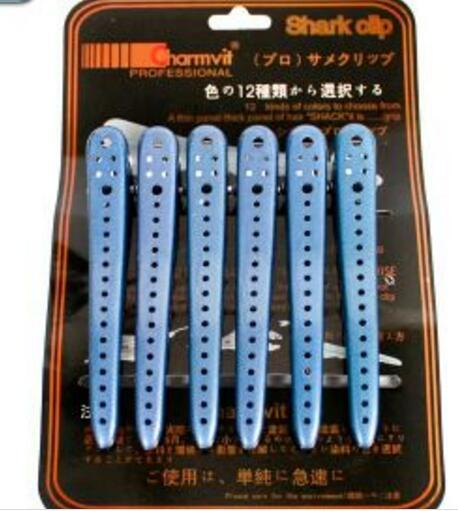 6pcs /Pack Hair Clips High Quality Shark Clip Professional Hair Pin Hairdress Hair Accessories for Girls 12cm*2.5cm 6 Colors