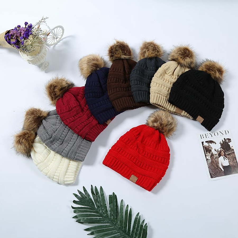 Fashion Adult Knitted Beanies Hat Winter Warm Crochet Soft Pom Pom Ball Skullies Hats Casual Outdoor Ski Hats TTA2111-7
Fashion Adult Knitted Beanies Hat Winter Warm Crochet Soft Pom Pom Ball Skullies Hats Casual Outdoor Ski Hats TTA2111-7