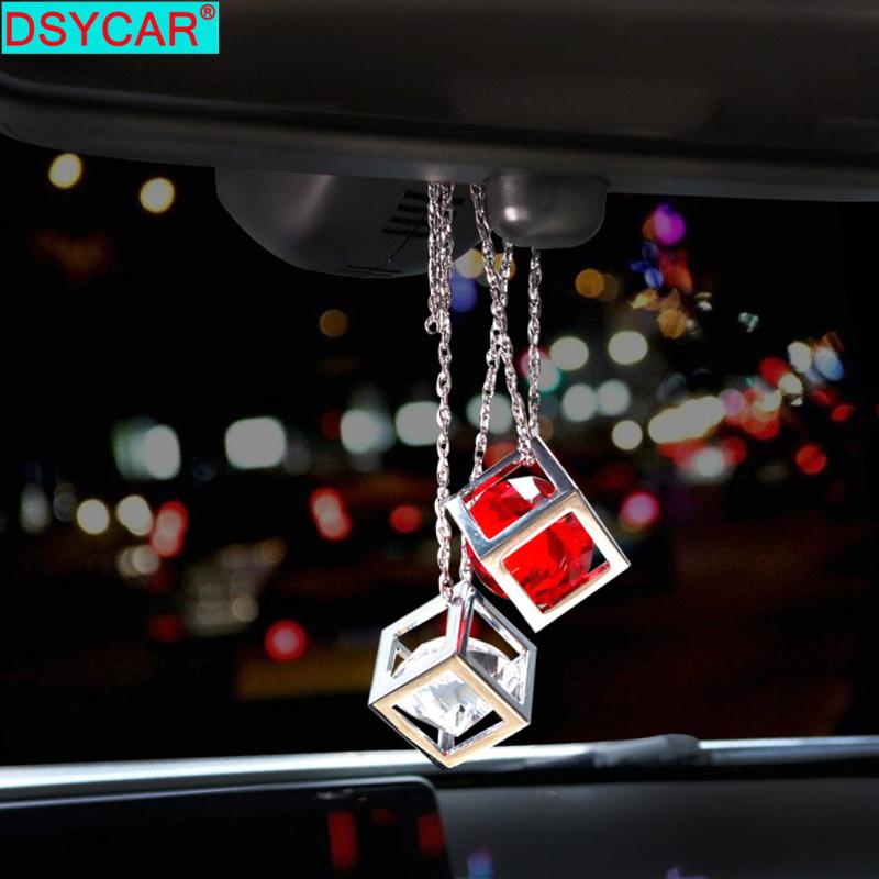 DSYCAR 1Pcs Car Pendant Crystals Cube Car Charms Rear View Mirror Decoration Automobile Ornaments Hanging Interior Suspension
DSYCAR 1Pcs Car Pendant Crystals Cube Car Charms Rear View Mirror Decoration Automobile Ornaments Hanging Interior Suspension
