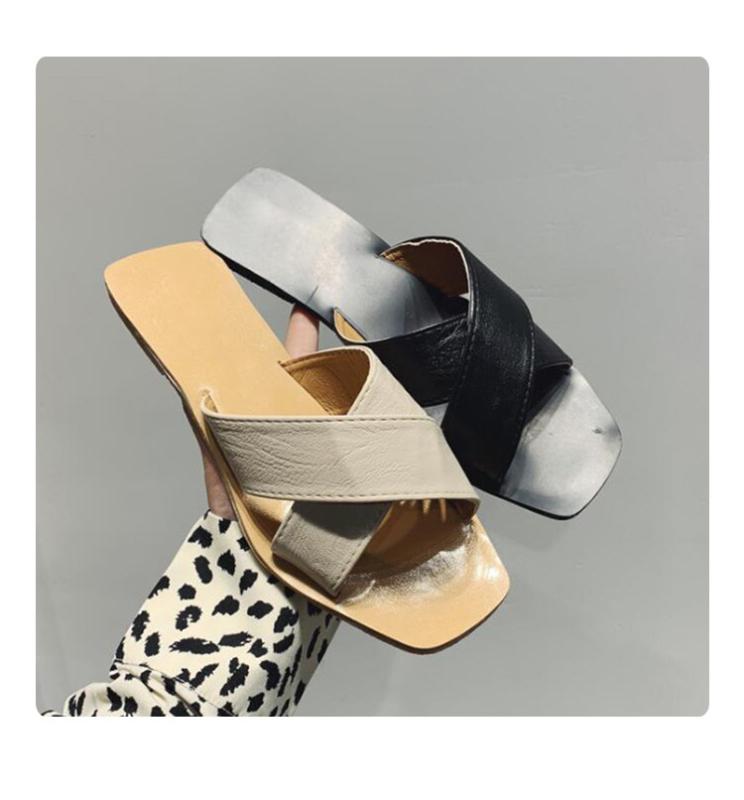 2020 Summer Women Slipper Open Square Toe Flip Flops Females Causal Flat Beach Slides Shoes For Woman Fashion Ladies Sandals, White
2020 Summer Women Slipper Open Square Toe Flip Flops Females Causal Flat Beach Slides Shoes For Woman Fashion Ladies Sandals, White