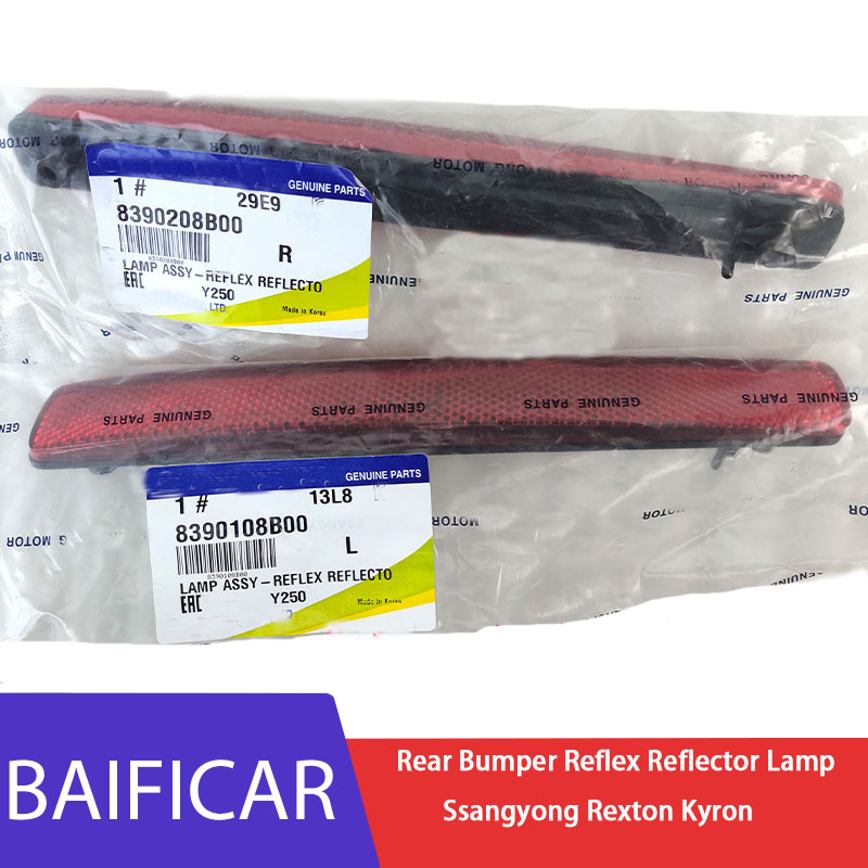 Baificar Brand New Genuine Left Right Rear Bumper Reflex Reflector Lamp 8390108B00 8390208B00 For Ssangyong Rexton Kyron, As pic
Baificar Brand New Genuine Left Right Rear Bumper Reflex Reflector Lamp 8390108B00 8390208B00 For Ssangyong Rexton Kyron, As pic