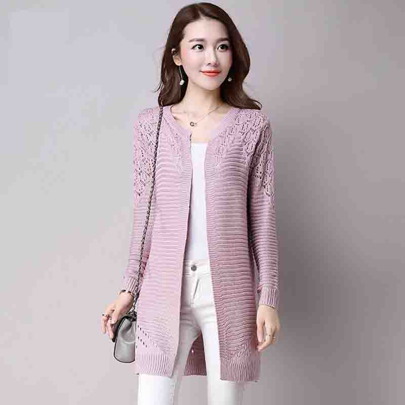 2019 New Fashion Spring Autumn Women Sweater Cardigans Casual Hollow Out Long Coat Tops Female Thin Knitted Sweater Cardigan, Beige
2019 New Fashion Spring Autumn Women Sweater Cardigans Casual Hollow Out Long Coat Tops Female Thin Knitted Sweater Cardigan, Beige
