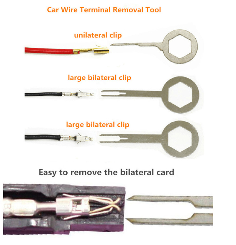 26pcs/18pcs Automotive Plug Terminal Removing Tool Key Circuit Board Wire Harness Terminal Extraction Pick Crimp Pin Needle Remove Set Car Kit